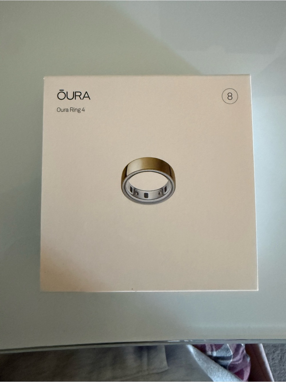 Oura Ring 4 Smart Ring — Gold Finish (Brand: Oura)